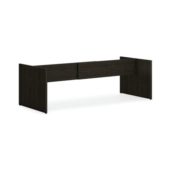 HON Mod Slab Base for 120" Conference Table Top | Java Oak Finish