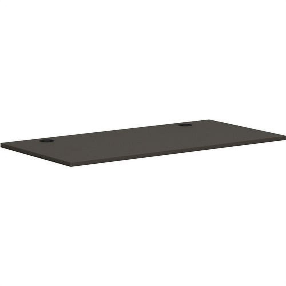 Slate Teak Laminate 60" Rectangular Durable Work Surface