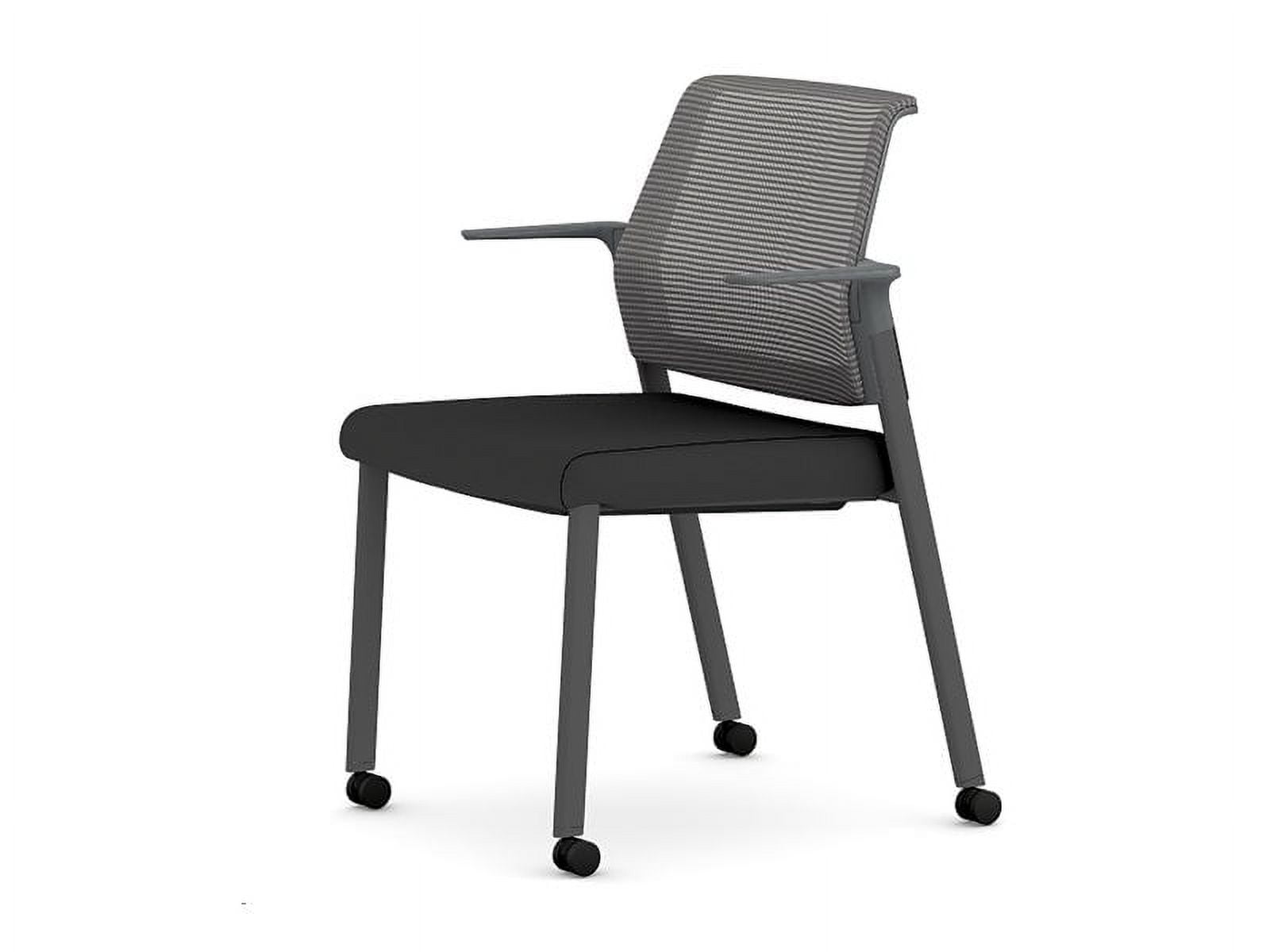 HON Now Cipher - Chair - visitor - armrests - L-shaped - mesh fabric ...