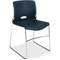 thumbnail image 1 of HON Olson Chair - Plastic Seat - Plastic Back - Chrome Steel Frame - Plastic - 4 / Carton | Bundle of 2 Cartons, 1 of 1