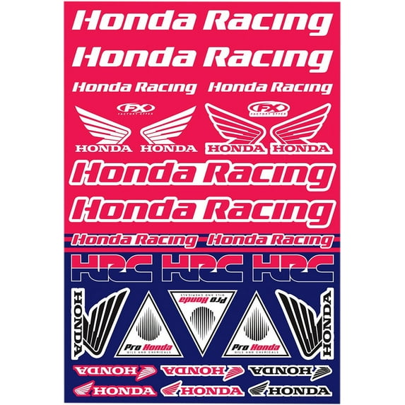 HON Racing Moto Sticker KIT