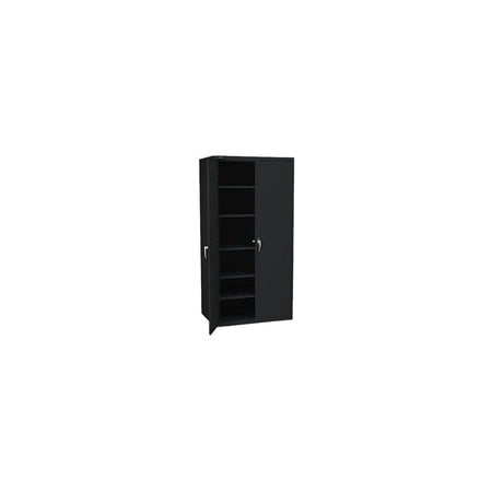 HON Assembled Storage Cabinet 36w x 24-1/4d x 71-3/4h Black SC2472P