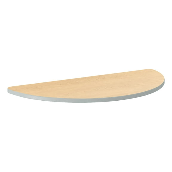 HON HESH3060E.N.D.K Build 60 in. x 30 in. Half Round Shape Table Top - Natural Maple
