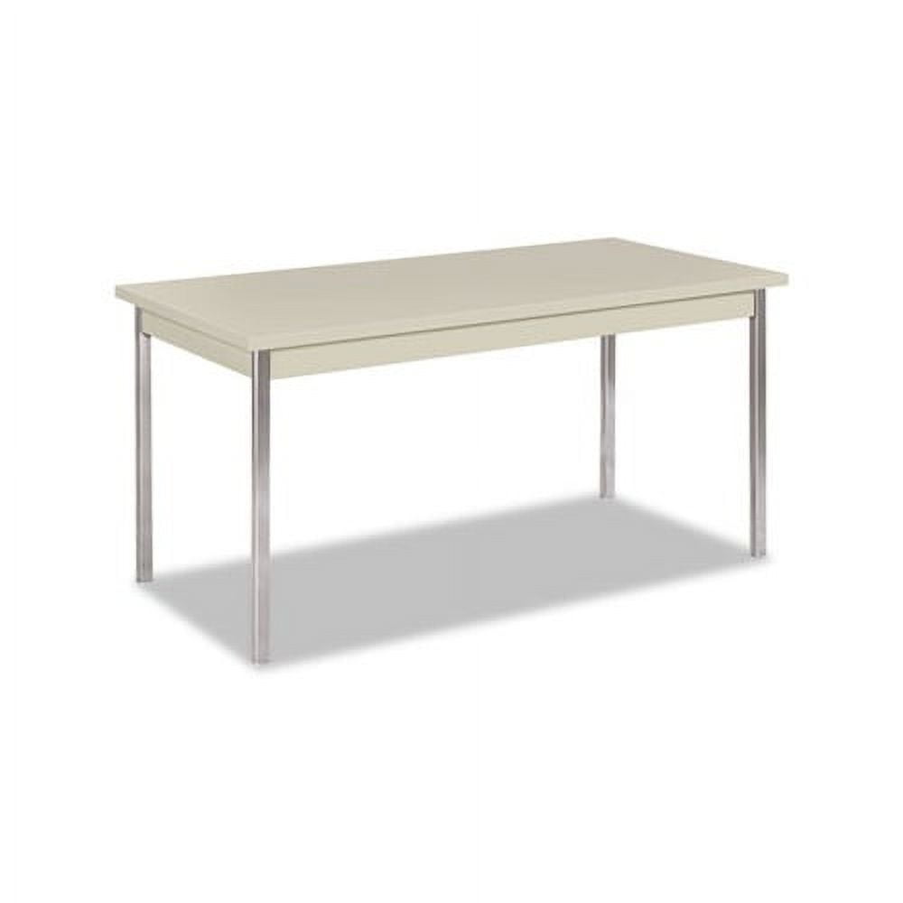 HON Utility Table Rectangular 60w x 30d x 29h Light Gray UTM3060QQCHR ...