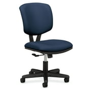 HON Volt Low-Back Task Chair - Upholstered Computer Chair for Office Desk - Blue (H701)