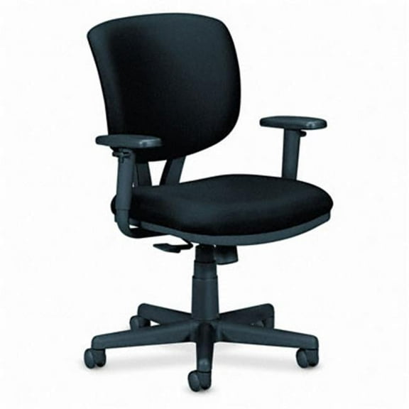 HON Volt Series Task Chair with Synchro-Tilt Polyester Black Upholstery