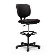 HON Volt Ergonomic Office Stool, Armless, Office Desk Computer Chair, Black