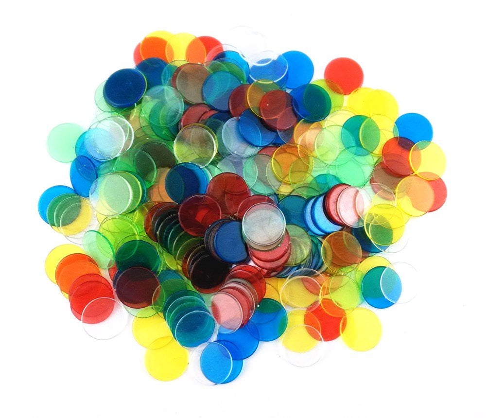 HONBAY 300pcs Mix Color Translucent Bingo Markers