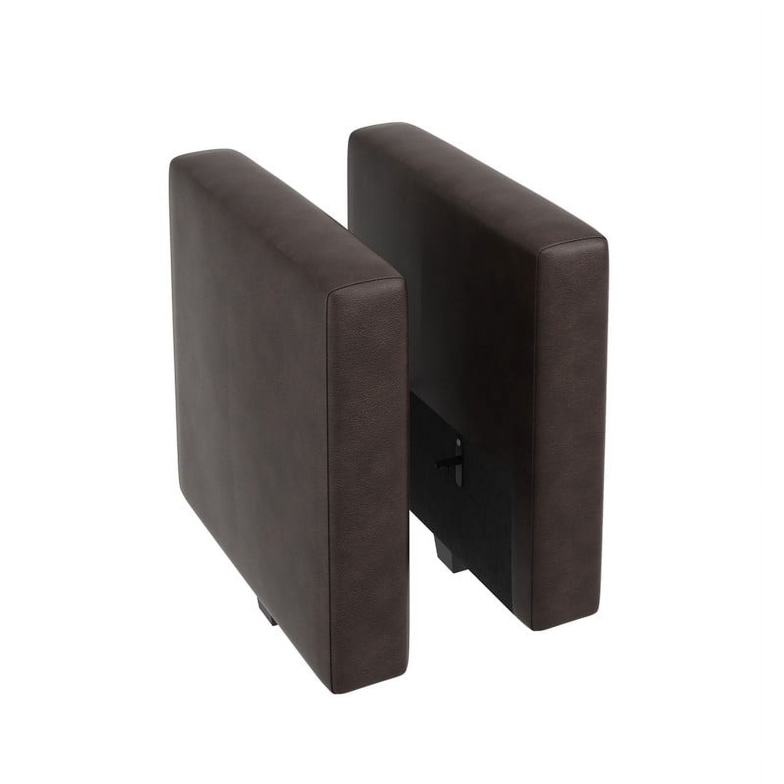 HONBAY Armrest Backrest Module for Faux Leather Modular Sectional Sofa