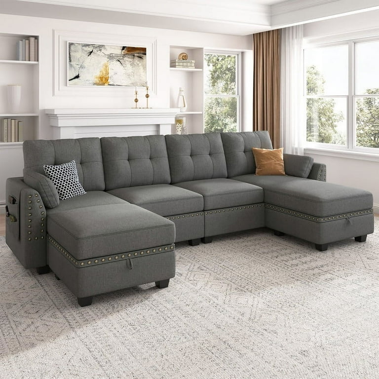 Convertible sectional with storage deals