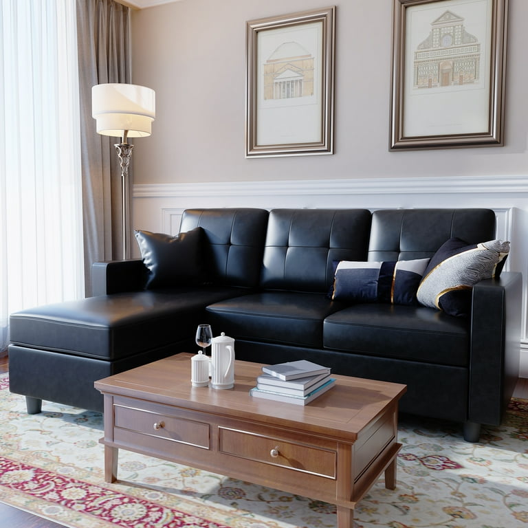 Soft leather sectional with chaise deals
