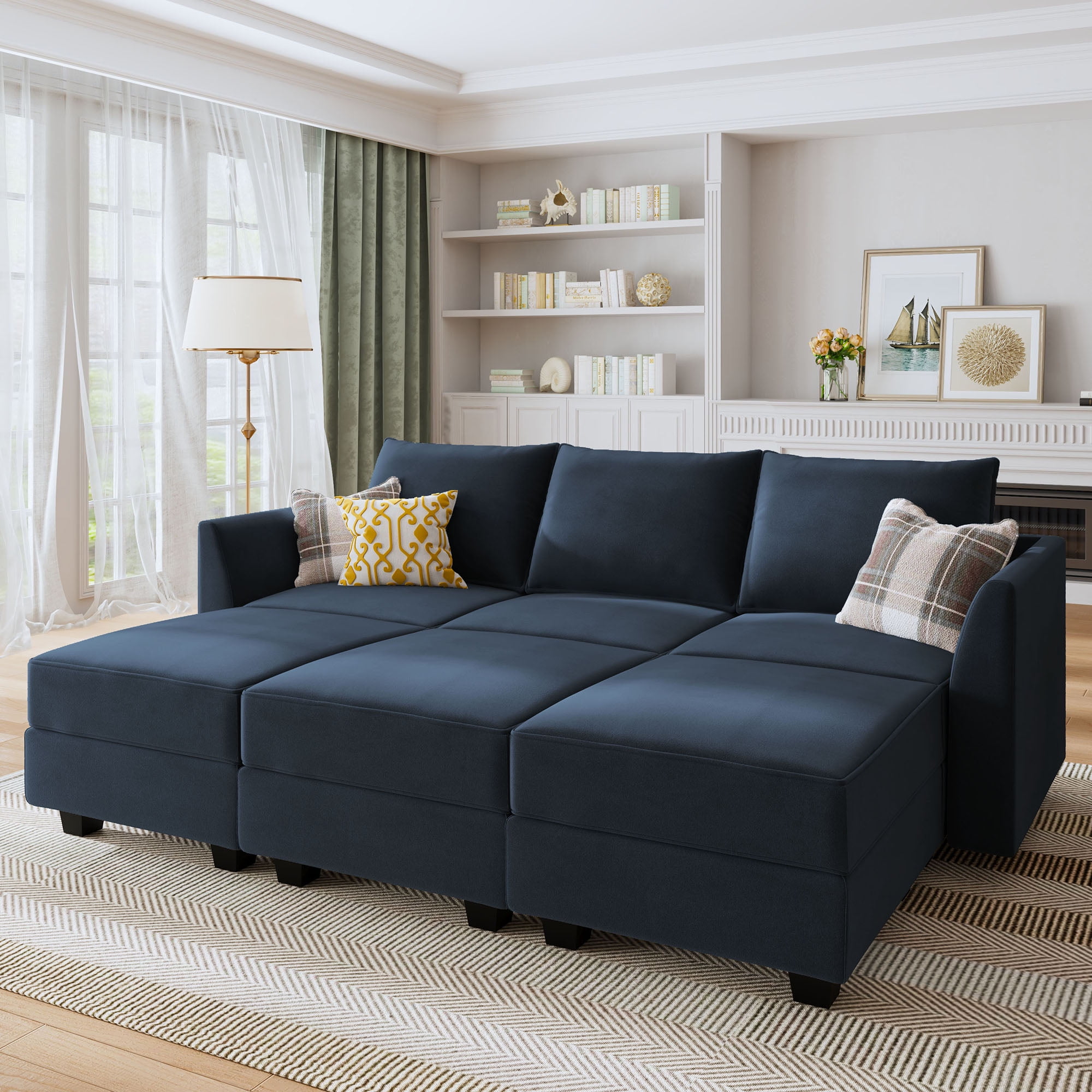 Honbay Modular Sofa Sectional Sleeper