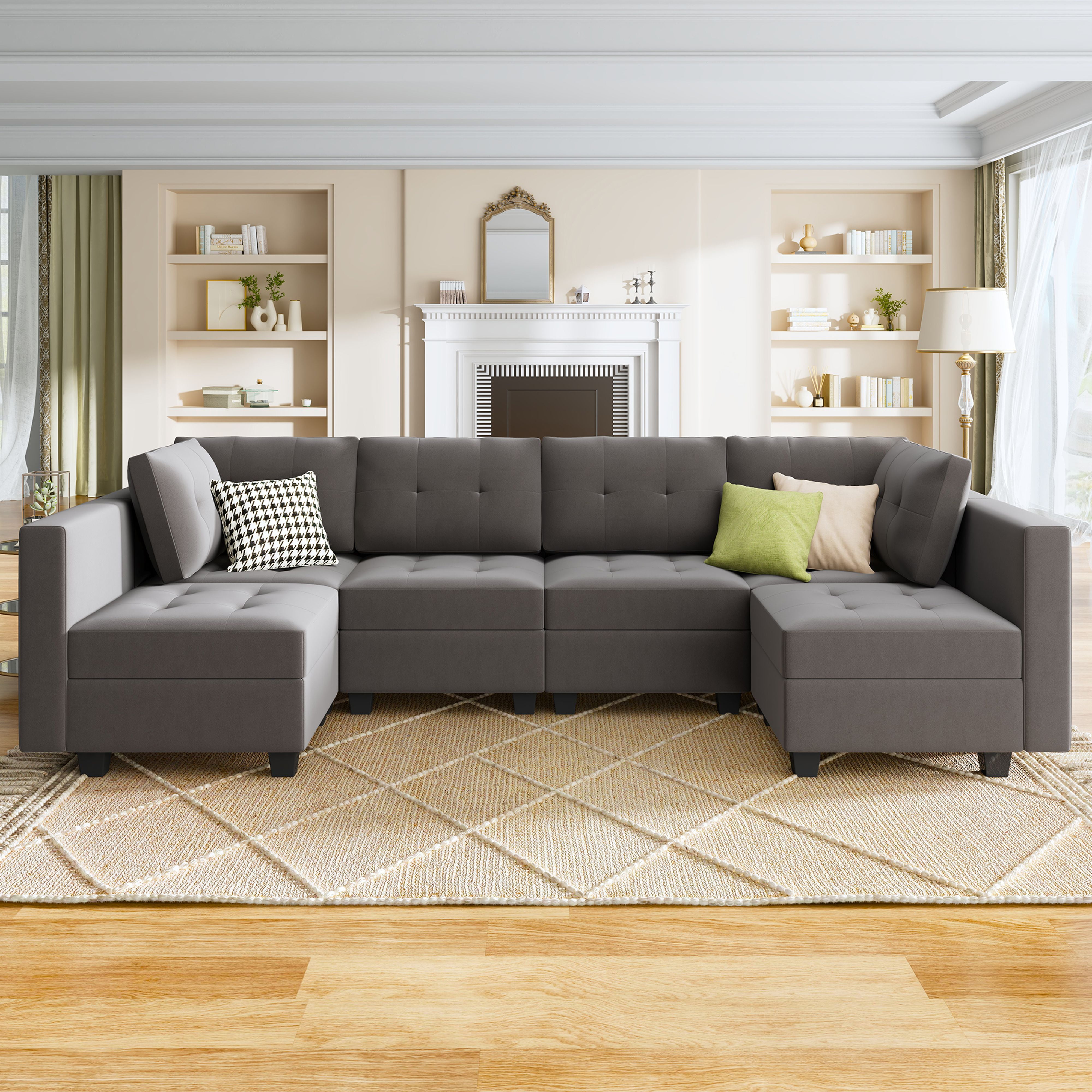Tufted u 2024 shaped sectional