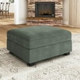 thumbnail image 1 of HONBAY Ottoman of Modular Sectional Corduroy Sofas, Green, 1 of 5