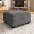 thumbnail image 1 of HONBAY Ottoman of Modular Sectional Corduroy Sofas, Grey, 1 of 5