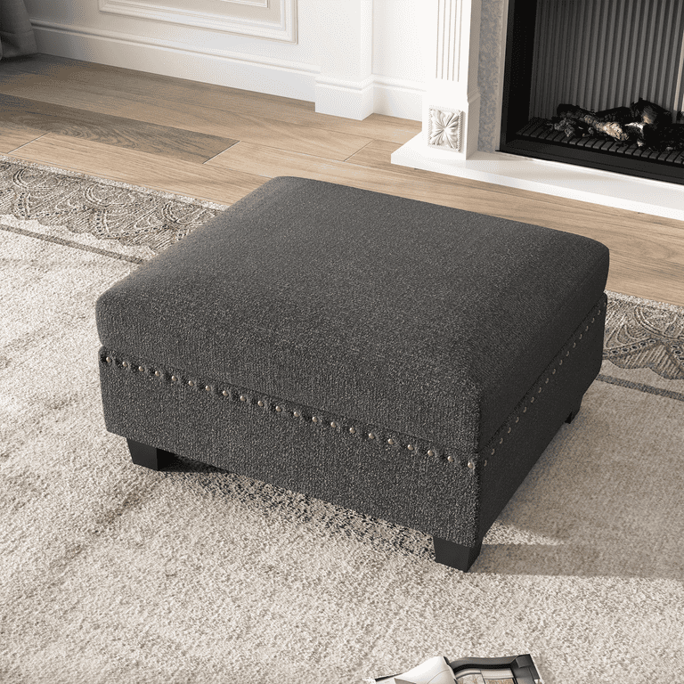HONBAY Storage Ottoman and Footrest for Modular Sectional HONBAY Storage Ottoman and Footrest for Modular Sectional