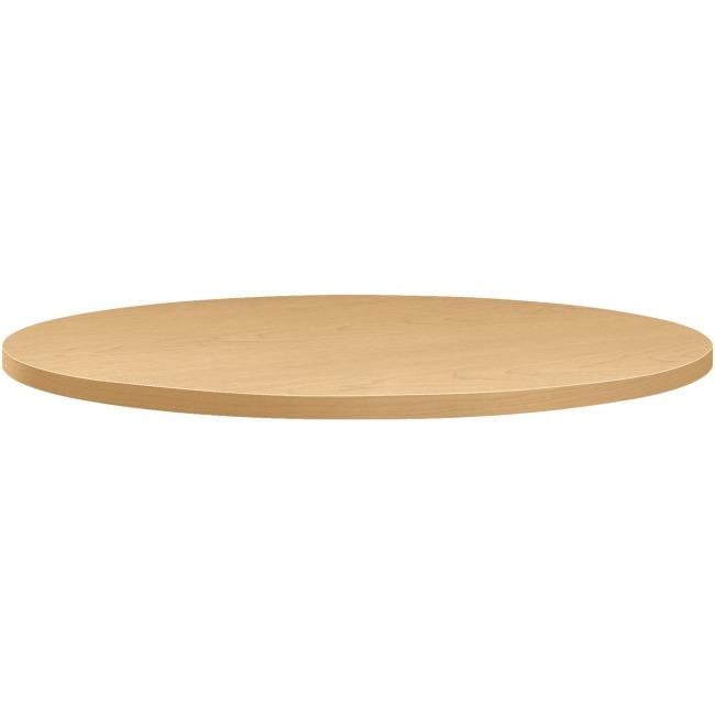 Natural Maple 36" Round Cafe Table Top with High-Pressure Laminate Finish