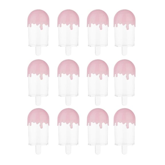 HONCLL 12pcs Ice Cream Candy Storage Case for Creative Party Table Centerpieces