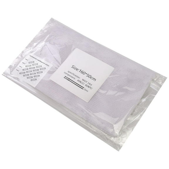 HONCLL 14CT Needlepoint Canvas Mesh Canvas Sheets Needle Point Canvas for Crafting