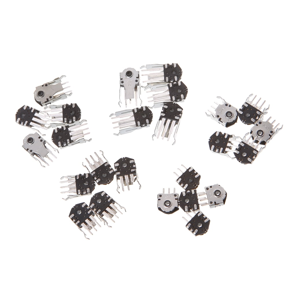 Tizuqe 25pcs 5 Kinds Mouse Encoder Kit Wheel Encoder Switches Repair ...