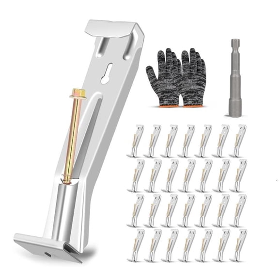 HONCLL 28pcs Concealed Gutter Hangers 5 Inch Sturdy Brackets With Easy Installation