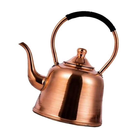 Tizuqe Copper 2L Teas Kettle for Induction and Gas Stove Chinese Teapot with Handle