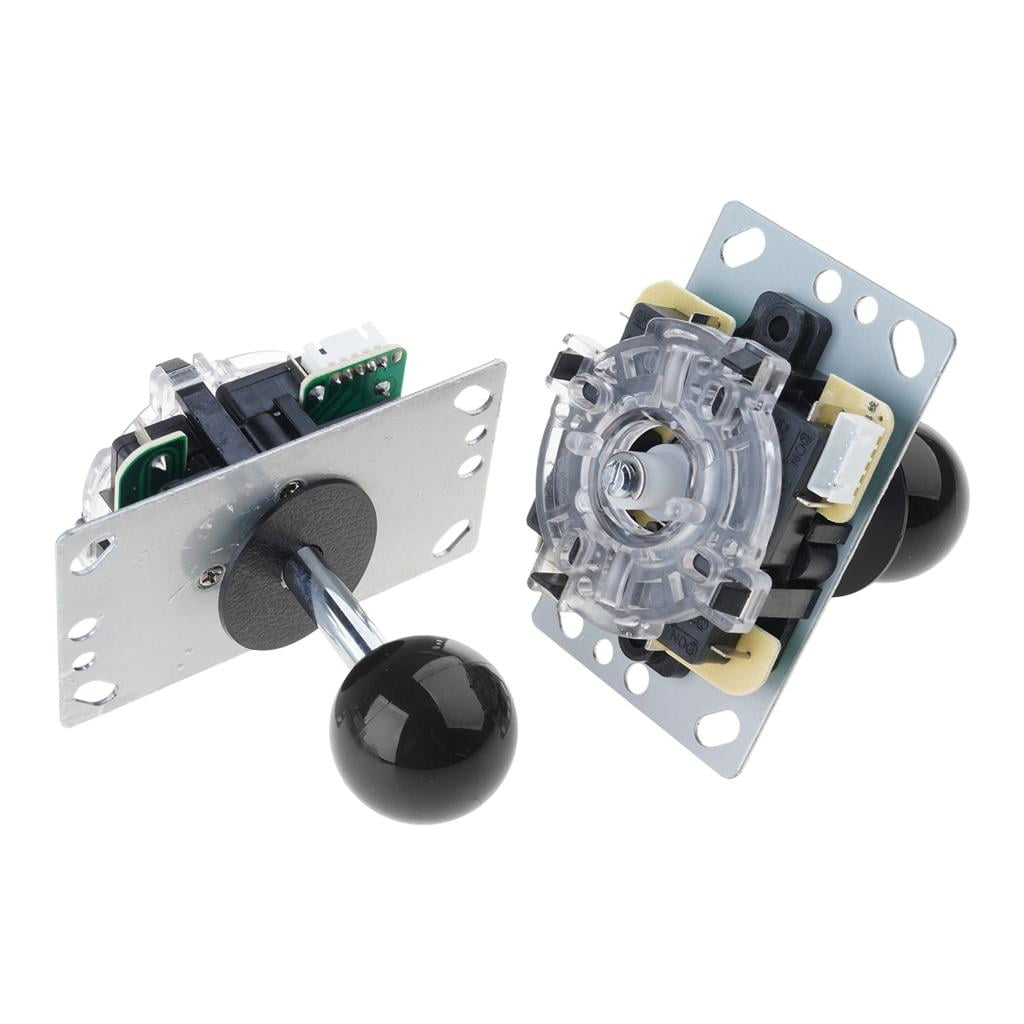 HONCLL 2PCS Encoders & Joystick Kit Encoders Board 10 Button Joystick ...