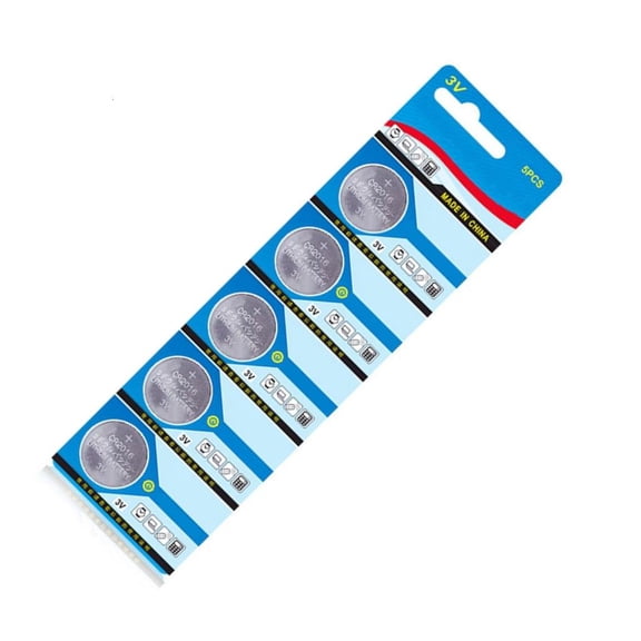 HONCLL 300mAh High Capacity CR2016 Button Cell Battery 3V for Car Key Remote Control Calculator CR2016 Cell Battery 1 Sheet