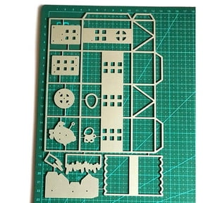 HONCLL 3D Easter Chick House Metal Cutting Dies Stencil DIY Scrapbook Album Paper Card