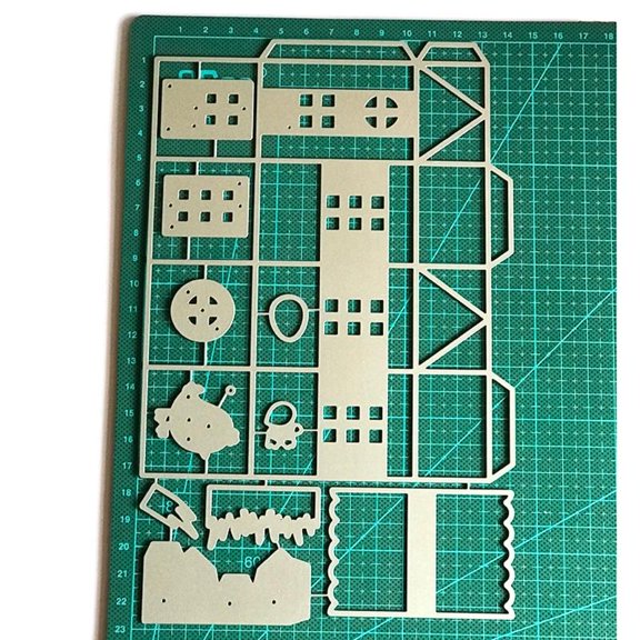 HONCLL 3D Easter Chick House Metal Cutting Dies Stencil DIY Scrapbook Album Paper Card