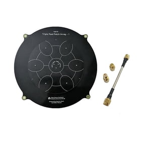 HONCLL 5.8GHz FPV Triple Feed Patches Antenna 14dBi High Accuracy Male Cable Adapter Flat Panel Antenna for FPV Racing Drones