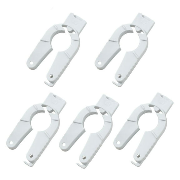 HONCLL 5Pcs Plastic Bottle Caps Openers 3In1 Water Bottles and Can Pull Tap Opener for Easy Use By Seniors and Arthritics Hands