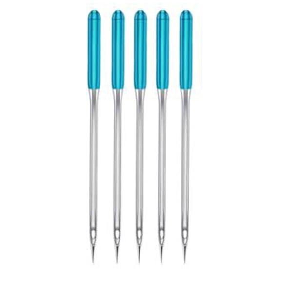 Tizuqe 5Pieces Stainless Steel Sewing Machine Needle Regular Point Needle for Sewing
