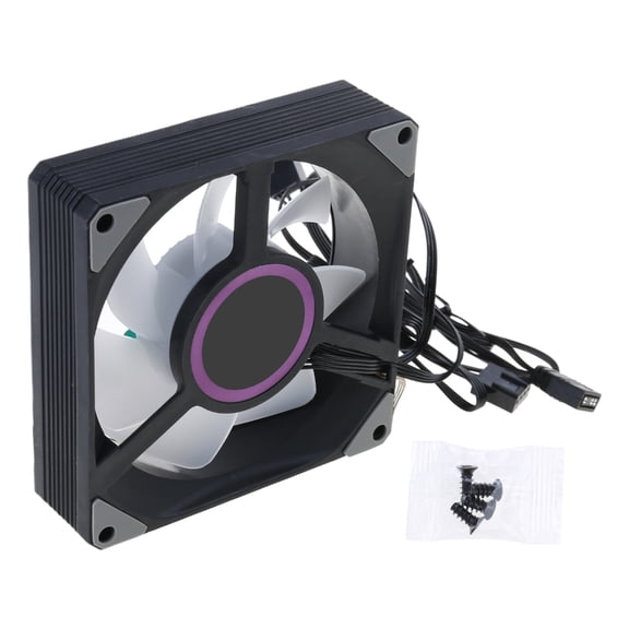 Tizuqe 9025 Desktop Fan 90mm ARGB LED Lighting Computer Case Fan With PWM Control, Low Noise