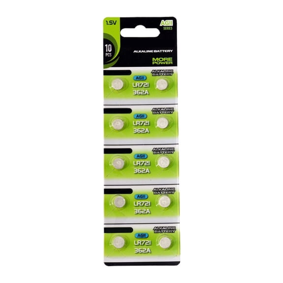 Tizuqe AG11 LR58 Alkaline Button Batteries Cell Coin For Multiple Electronic Uses