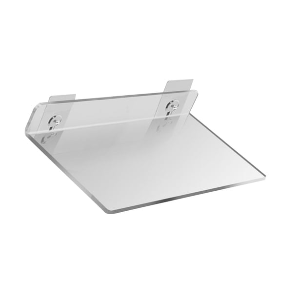 HONCLL Acrylic Storage Holder Floating Shelf Organization for Home Bedroom Dormitory Makeup Organizer Wall Mounted Shelves
