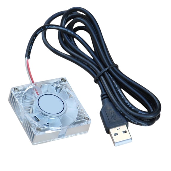 HONCLL Aluminum Graphics Card Fan For Small PC Case Routers for Raspberry Pi Device