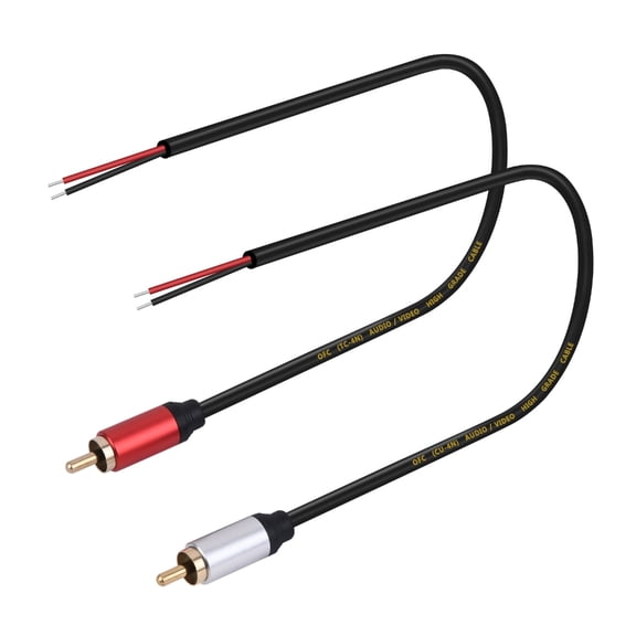 Tizuqe Auditory Speaker Wire Auditory Male to Open End Pigtail Splitter Adapter Cable