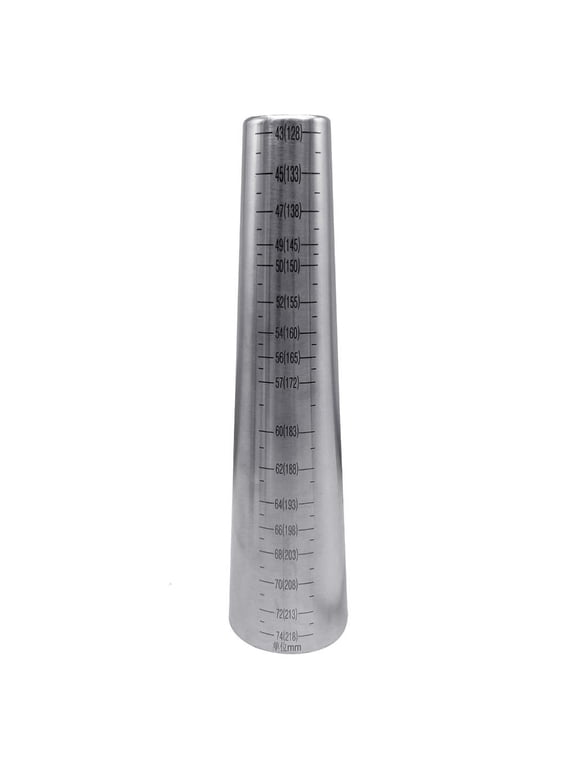 HONCLL Bracelet Mandrel Sizer Tool Metal Round/Oval Shaped Professional for Reshaping and Size Adjustments Bangle Adjuster