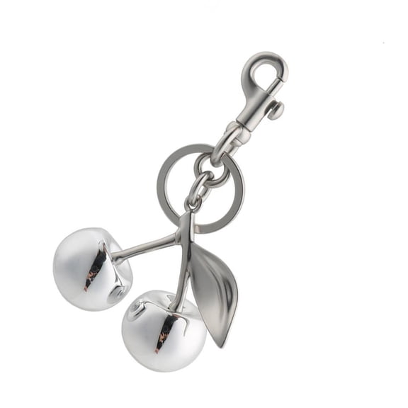 HONCLL Cherry Bag Charm Key Rings Clip Shimmering Cherry Purse Charm Key Holder Keyrings Accessory for Unique Style