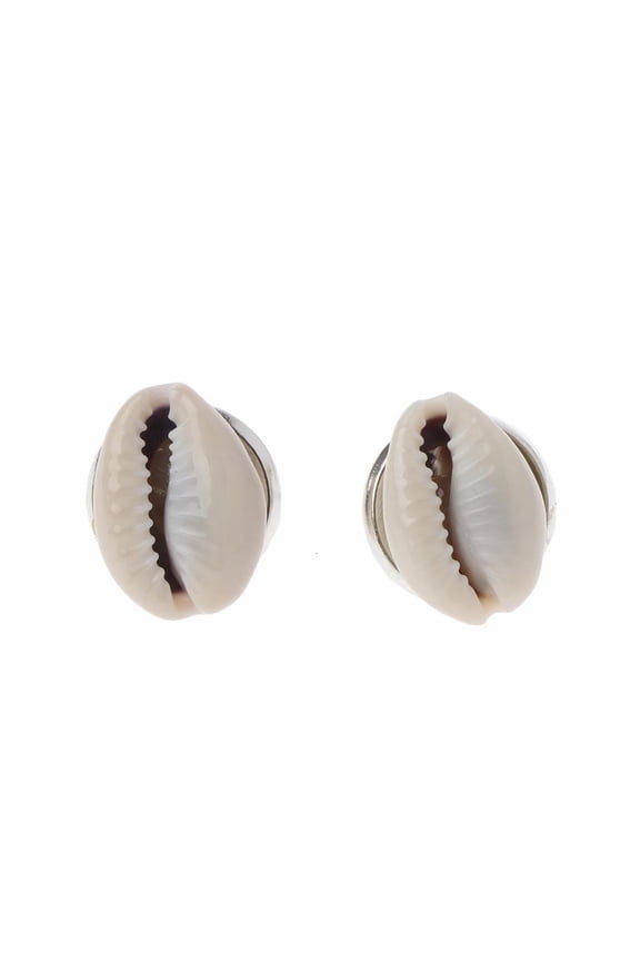 HONCLL Classic Beach Conch for Shell Earrings Natural Cowrie for Shell Stud Earrings fo