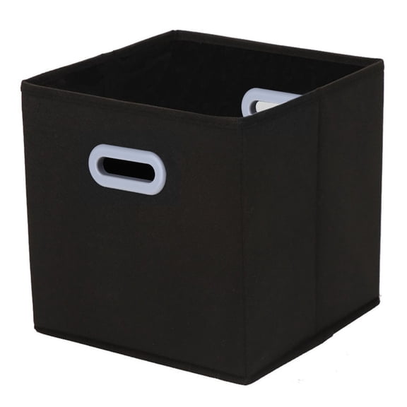 Tizuqe Cloth Cube Storage Boxes with Double Metal Handle Collapsible Folding Basket