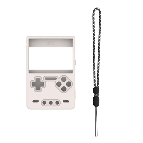 Tizuqe Gamepad Housing Silicone Protector Cover with Lanyard for Trimui Brick Console Scratchproof Shell Skin Protective Sleeve