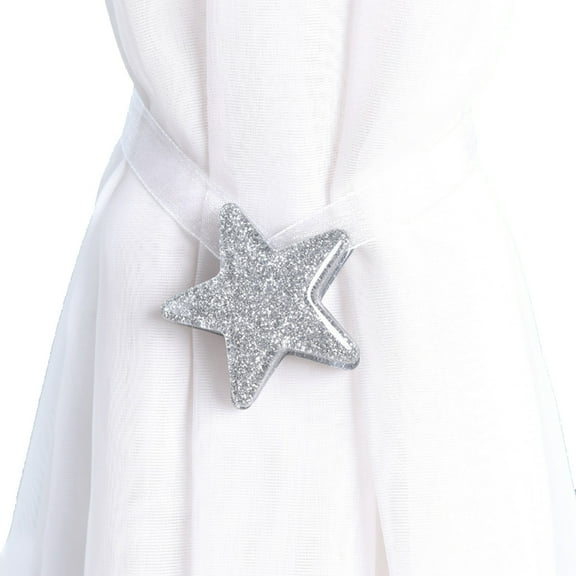 Tizuqe Curtain Tiebacks Magnet Star Drapery Tiebacks Weave Holder for Window Draperies Hold Curtains Drape Tiesbacks Holdback