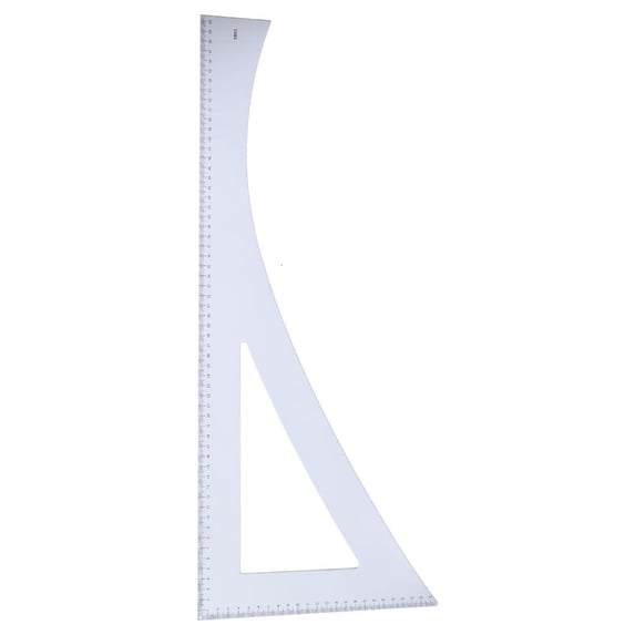 HONCLL Curved Ruler L Shape Ruler Right Angles Ruler for Sewing Dressmaking Pattern