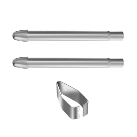 Tizuqe Long Last Styluses Pen Nibs for Pro7 6 5 4, Titaniums Replacement Tips,Styluses Refill Nibs Replacement with Clip