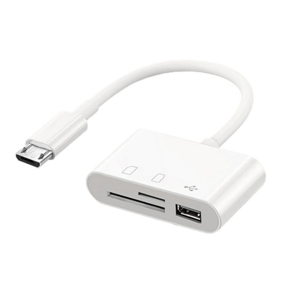 Tizuqe 3 in 1 USB C Memory Card Reader for Memory Cards Compatible for USB C Devices Connecting USB Peripherals Mouse Keyboards