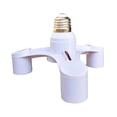 thumbnail image 1 of HONCLL E27 to E27 LED Bulb Lamp Holder 2/3/4/5/6/7 in 1 E27 Base Socket Splitter LED Lamp Socket Light Bulb Adapter Holder, 1 of 21