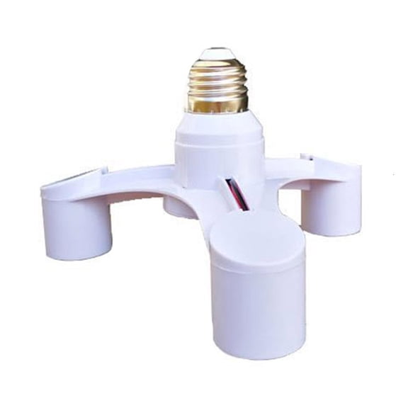 HONCLL E27 to E27 LED Bulb Lamp Holder 2/3/4/5/6/7 in 1 E27 Base Socket Splitter LED Lamp Socket Light Bulb Adapter Holder