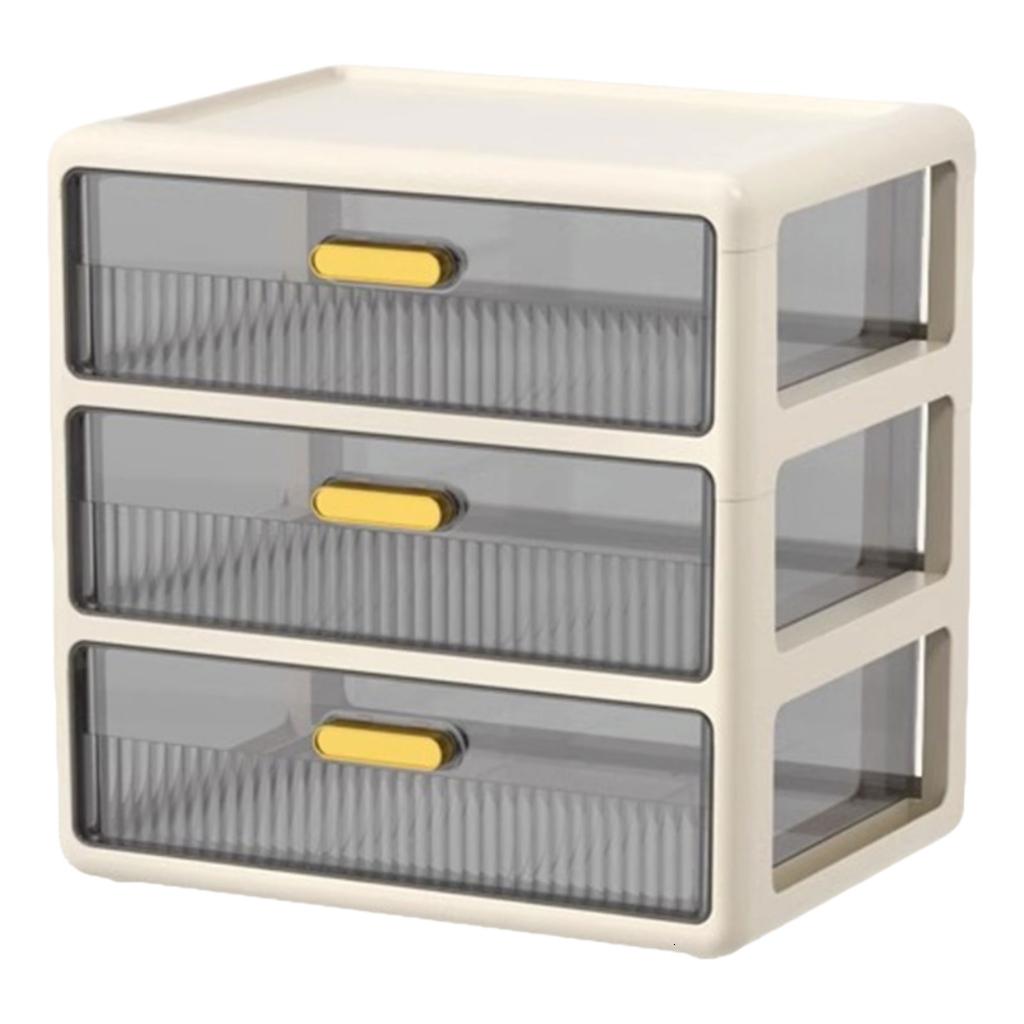HONCLL Elegant Multitier Desk Drawer Storage Cabinet Home Accessory Office Supplies for Efficient Workspaces Organization